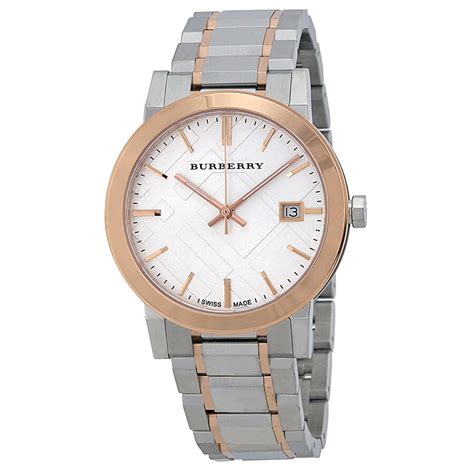 burberry women's stainless steel watch|men's burberry watch sale.